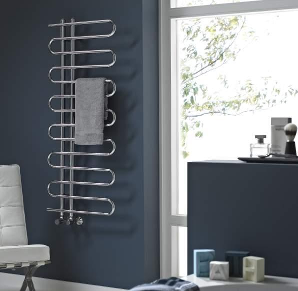 CONCERTINA Wall Mounted DR010 Concertina is a beautiful iconic rail. Towels slide easily in from the side and can be left or right hand mounted. Manufactured from high quality mild steel.