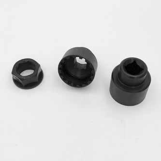 COMMON RAIL INJECTORS Wrench SRN.101.133 WRENCHE to unlock/lock the CRI Bosch injectors coil nut, SIZE: 29mm - hexagonal Note: 1/2 SQUARE CONNECTIONS SRN.101.134 WRENCHE to unlock/lock the CRIN Bosch injectors coil nut, SIZE: 28mm - 12 point Note: 1/2 SQUARE CONNECTIONS 15 SRN.