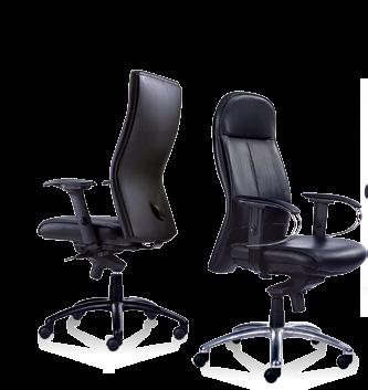 08 09 Synchron Height adjustable backrest is contoured to give optimum support for lumbar and upper back. The feature-rich armrest enable multi-directional adjustment.