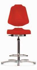 WERKSITZ CLASSIC HIGH CHAIRS with PUR integral foam** backrest and seat with fabric backrest and seat with wooden backrest and