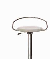 WERKSITZ WORK STOOlS FOR INDUSTRY AND WORKSHOPS Stool with backrest bar Stool with wooden seat Stool with PUR integral foam** Find an overview of the mate eri ials and colours we