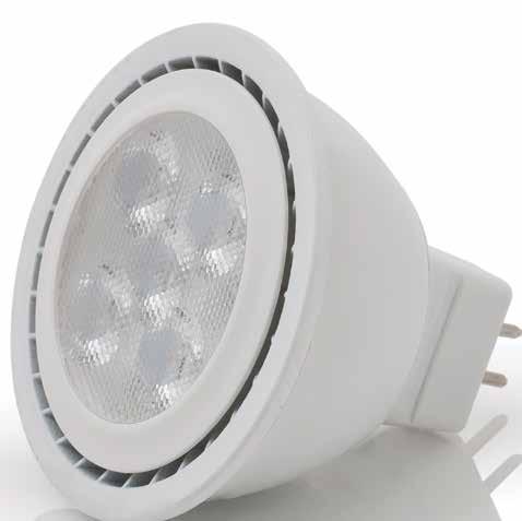 MR16 MR16 FEATURES Up to 80% more efficient than comparable halogen lamps. Dimmable to 10% on most dimmers. Two available color temperatures and two available beam angles.