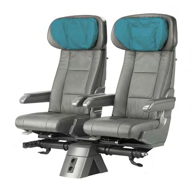 ICE3000 Great Comfort at High Speeds The ICE3000 offers first-class alternatives including real leather upholstery, a butterfly folding table, and high-comfort headrests.