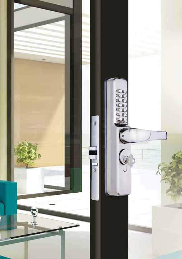 Codelocks CL0460 Range Narrow Stile Codelock for Aluminium doors The narrow stile Codelock is an affordable alternative to electronic keypads, electric strikes, magnetic locks and other systems used
