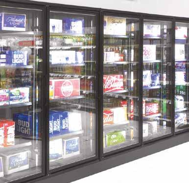 COLDGUARD SWINGING Retail & Supermarket, Food Processing, Institutional, Cold Storage, Industrial DOOR BODY: Thermally neutral fiberglass