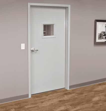 STAINLESS STEEL FLUSH DOORS & FRAME APPLICATIONS: Restaurant Interior, Restroom, Prep/Dining DOOR BODY: 16 gauge 304 stainless