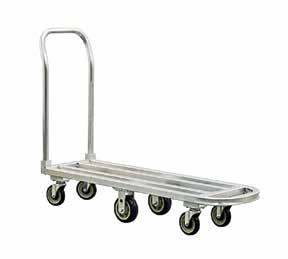 For transporting heavy loads from the back room to the floor. Center rigid casters allow for zero turning radius. 95370 Folding L Cart Model Size Weight. Deck No. Of Ship No.