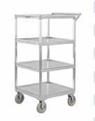 Utility Cart Model Size Shelf Shelf Weight Ship No. W-H-D Size Spacing Capacity Lbs.