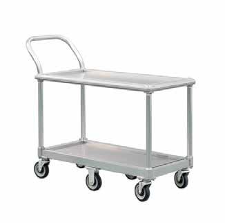 Wet Product Cart Model Size Weight No. Of Top Shelf Shelf Ship No W-H-L Capacity Casters Height Spacing Lbs. Carts With Two (2) Removable Pans 1408 21 x 41 x 48½ 1200 lbs.