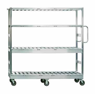 Picking Tote Carts Model Size Weight Shelf Ship No. W-H-L Capacity Spacing Lbs.
