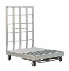 All welded heavy duty aluminum construction. Order Picking Carts Order Picker secures to order picker cage with 2 x 4 wood block. Adjustable shelving with aluminum amplimesh sides. - 4 shelf slope.