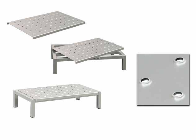 99936 Anti-Slip Cover for Dunnage Racks Model Size Ship No. D-L Lbs. 51101 20 x 36 11 51102 20 x 48 14.5 51103 20 x 60 18 Fits Dunnage Rack with same D x L dimensions.