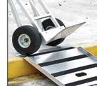 Curb / Threshold Ramp 2 x 5 Hand cutout for carrying or hanging in a delivery truck. 1½ High safety side rail.