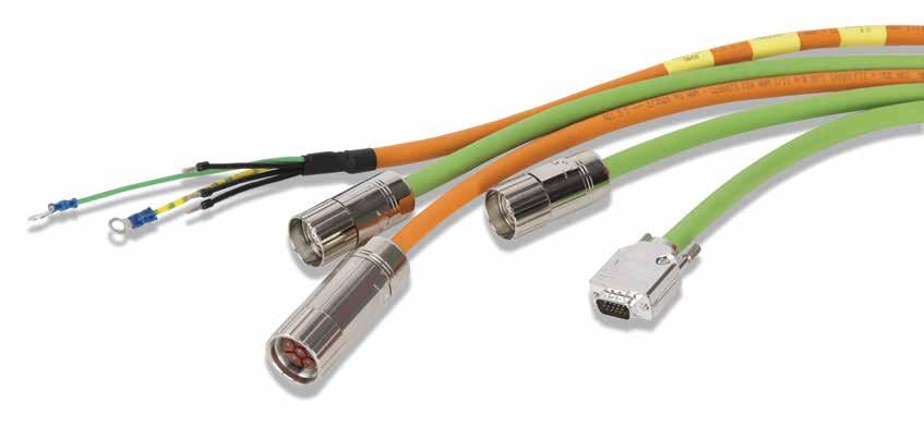 6.3.3 Signal Cable Construction Application Feedback Drive end tor end Code (x x x x = ) Flat S I A A A A x x x x D type 15 pins Incremental Encoder (ABZ + 90 S I A A A C x x x x UVW) and/or SinCos