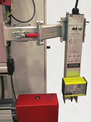 SAFETY SYSTEMS FIESSLER AKAS 3-P The Fiessler laser guiding system is available for all Accell H Models and protects the operator from pinch point hazards of closing tooling.