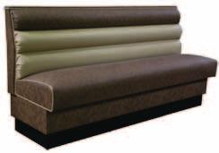 Horizontal Channel Back, Upholstered Booths AD-36HO AS-36HO AS-36HO-34 AS-36HO ATS Horizontal Channel