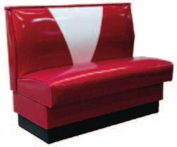 V-Back, Upholstered Booths AD-36VN AS-36VN AS-36VN-34 AS-26VN ATS V-Back Booths, include a stitched V