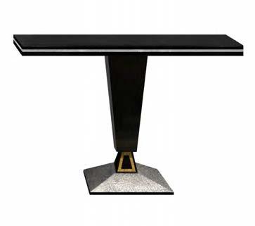 Cleofe Tullia 11/0840 and 11/0840-1 Single and double pedestal console.