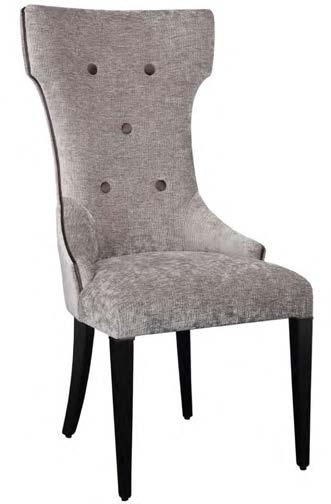 Delfina 12/0666 Upholstered dining chair with