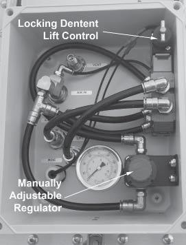 OPERATING INSTRUCTIONS Liftable, Regulated Axle (Dial Down) For trailers equipped with a Liftable, Regulated alxe, the air controls are on the roadside of your trailer.