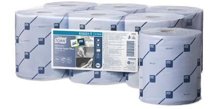 14 4 Reflex Wiping Paper Plus, 2 Ply, Blue, 150m, 429 Sheets 473263 6 34.