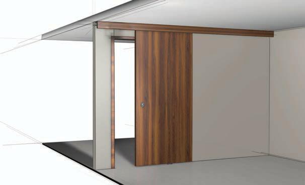 Single Door Set for Heavy Duty Doors Top Line Grant XHD 300 lbs to 500 lbs/door (136 kg to 227 kg/door) for door thickness 1" (25.