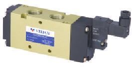 IN LINE VLVE (SOFT SPOOL TYPE) PORT POSITION IN LINE SINGLE SOLENOID VLVE : / " BSP 9 7 0 0 0 SPECIFICTIONS : Series Port Size Operation Function Medium Min Working Pressure Response Time Effective