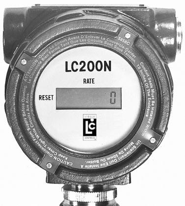 Auxiliary digital factored pulse output is standard. Model LC275N-RATE/TOTAL A battery powered device providing flow totalization and rate in any engineering unit.