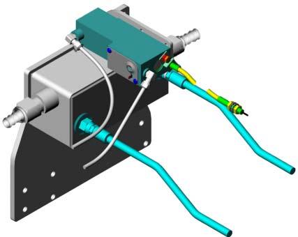 Scavenge Line Cooler to Compressor Oil Return Line Compressor Control Line Figure 2.