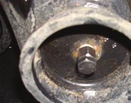 It will be necessary to install a nutsert (I) into the hole at the bottom of the jounce bumper mounting cup (fi g. 2). Use the nutsert tool (H) provided to install the nutsert (I) as follows: 3.