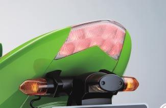 (North American models feature standard front and rear turn signals.