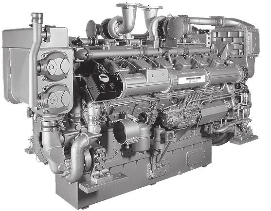 F/SF 360 AUXILIARY MAIN DATA Cycle (ISO 8178) D2 (auxiliary ) Disposition V 12 Displacement 35,93 liter Cycle 4-stroke diesel Combustion system Direct injection Aspiration Turbocharged and