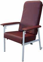 High-Back Orthopaedic Sitting Chair CF17100 Adjustable Height Legs Adjustable Seat Depth Contoured Backrest Including Lumber Support