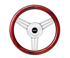 5-spoke stainless steel steering wheel Made from high-quality 316 stainless steel, this robust