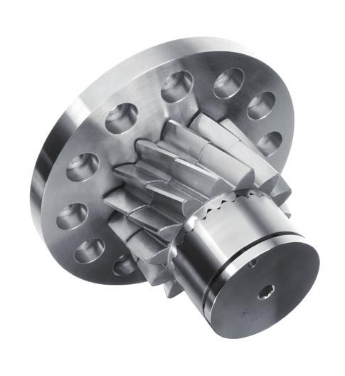 flange than standard right angle gearboxes.
