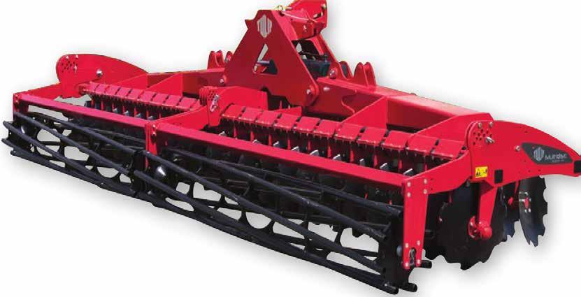 Tulip Multidisc H The Tulip Multidisc H series feature 510mm diameter discs and an 800mm clearance between the two disc gangs for good trash flow of stubble.