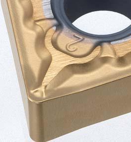 produces better surface finishes at low cutting speeds than competitors PVD cermet grades.