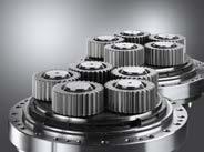 Technical design Gearbox design The travel drives are calculated and designed on the basis of the usual standards.