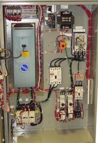 BAC Controls Construction Details Combined Drive Enclosure: 1 2 3 4 5 6 7 8 9 10 11 Main Disconnect Switch with Circuit Breaker Easily re-settable Lockable operator handle VFD Keypad/Baltilogic