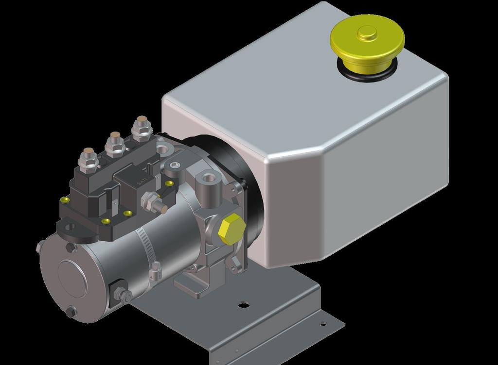 Power Unit 12V DC Motor w/ Pump & Reservoir