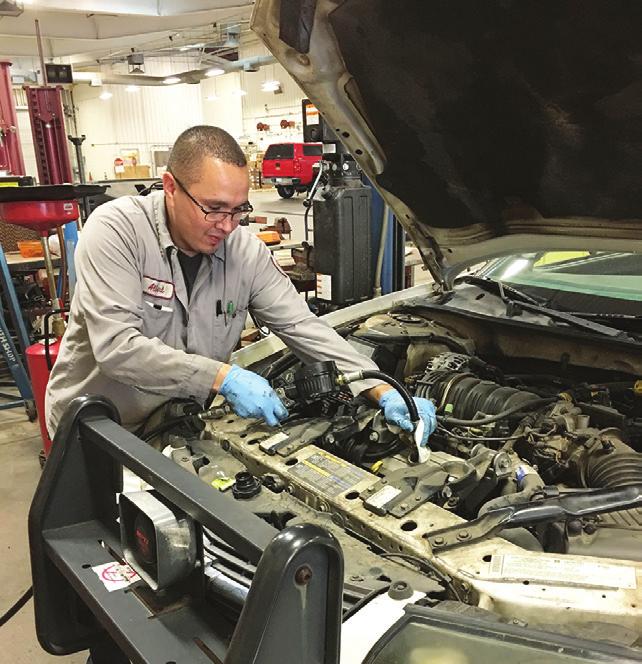 hoses Dirty air filter Oil analysis can help fleets determine vehicle problems and allow technicians to resolve them before they become bigger issues. PHOTO: EWEB SOURCE: SPECTRO SCIENTIFIC oil.