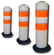 ALL-ROUND RUGGEDNESS single piece design, self-re-erecting Marker Post. VERTICAL DELINEATION K71 FLEXIBLE POST K71 Self Re-Erecting Marker Posts are built to resist impacts over 65 m.p.h.