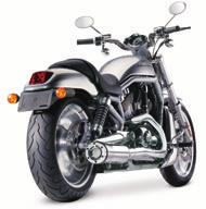 ExHAUST V-5 2:1 SlIP-On with MId PIPE HARlEY davidson A visual masterpiece that adds a distinctive, clean look to your bike with the deep, throaty tone you d expect from this monster!