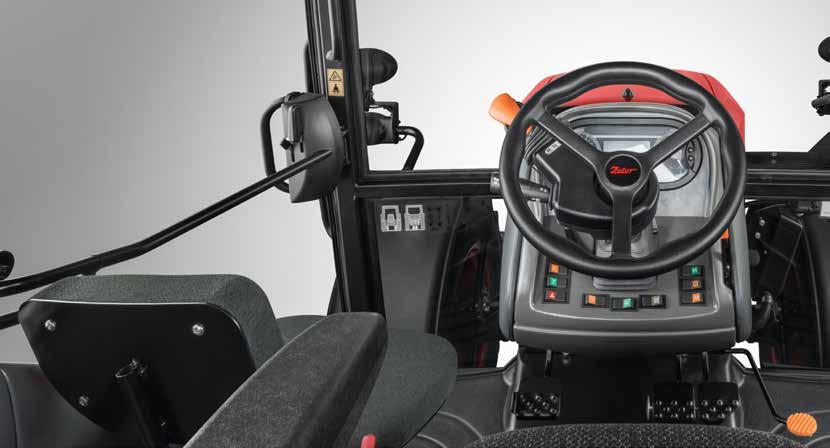 CAB Cabs have been designed to be ergonomic, comfortable and safe. They feature plenty of space around the driver and optimum all-round visibility.