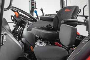 To control the tractor is easy and very intuitive. All controls are always at hand. The Zetor seat provides ergonomical and comfortable sitting.