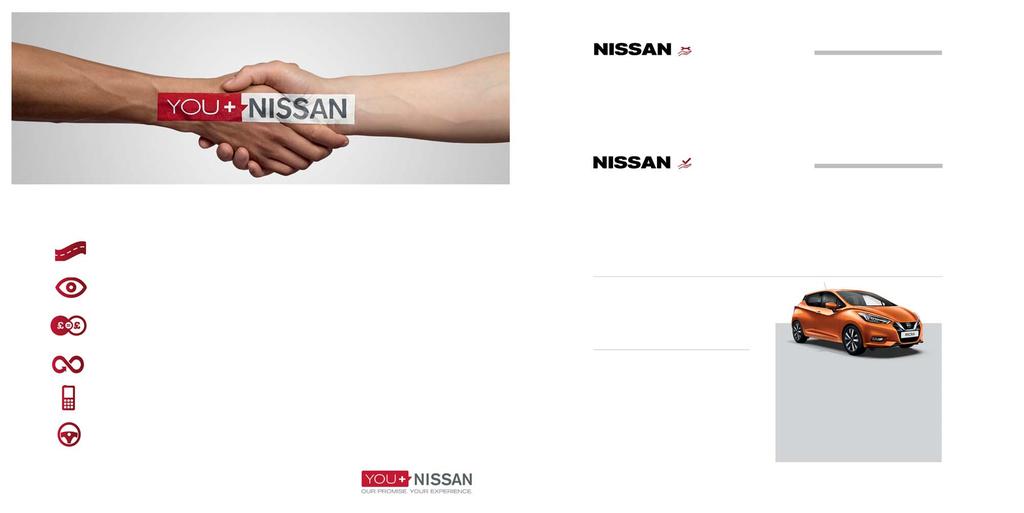 OUR PROMISE. YOUR EXPERIENCE. SERVICE CONTRACTS Give your Micra the care it deserves with a Nissan Service Plan and save money in the long run.