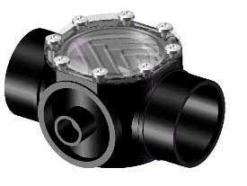 PRODUCTS FLAPPER CHECK VALVES Size: 2" - 2 1/2" Material: CPVC body, clear lid, NSF 61 O-Rings: EPDM Flapper