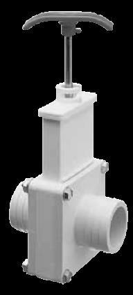 PRODUCTS KNIFE GATE VALVES Sizes: 1" to 4" Material: Grade 1 PVC O-Rings: EPDM Seals: TPE