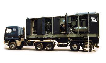 Oil & Gas Nitrogen Generators (Mobile Systems) LMF offers mobile and stationary compressor units with an integrated generator for the production of nitrogen from ambient air.