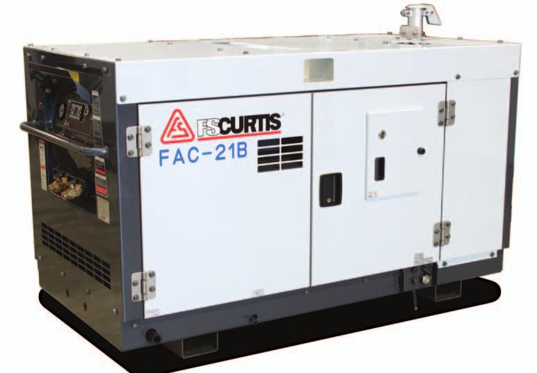 BOX TYPE SPECIFICATIONS COMPRESSOR ENGINE DIMENSIONS & WEIGHTS CONSUMPTION & EMISSIONS Type FAC-16B FAC-21B FAC-21BC FAC-28B FAC-28BC FAC-37B FAC-37BC Rotary Screw, Single-Stage, Oil-Cooled